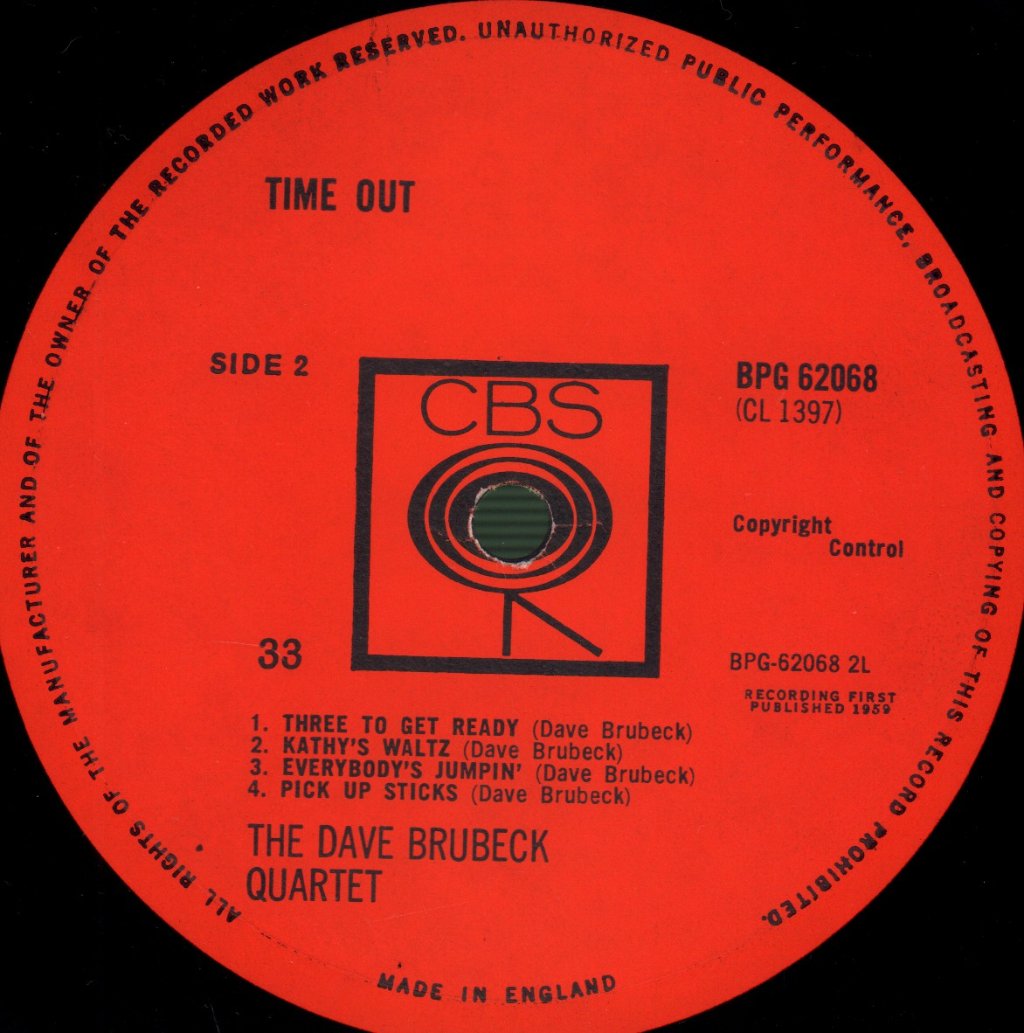 Dave Brubeck Quartet - Time Out - Lp