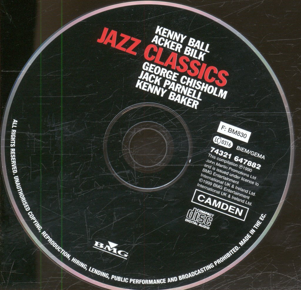 Kenny Ball, Acker Bilk, George Chisholm - Jazz Classics - Cd