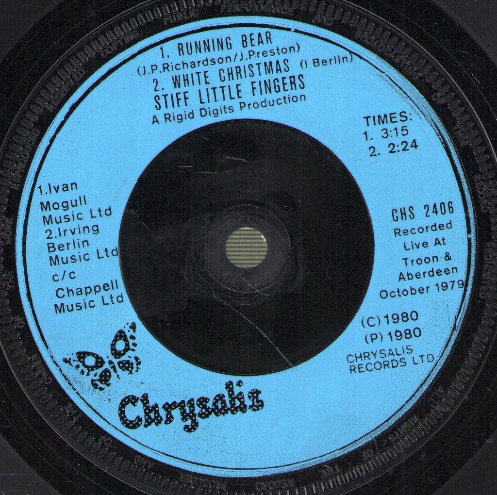 Stiff Little Fingers - At The Edge - 7 Inch