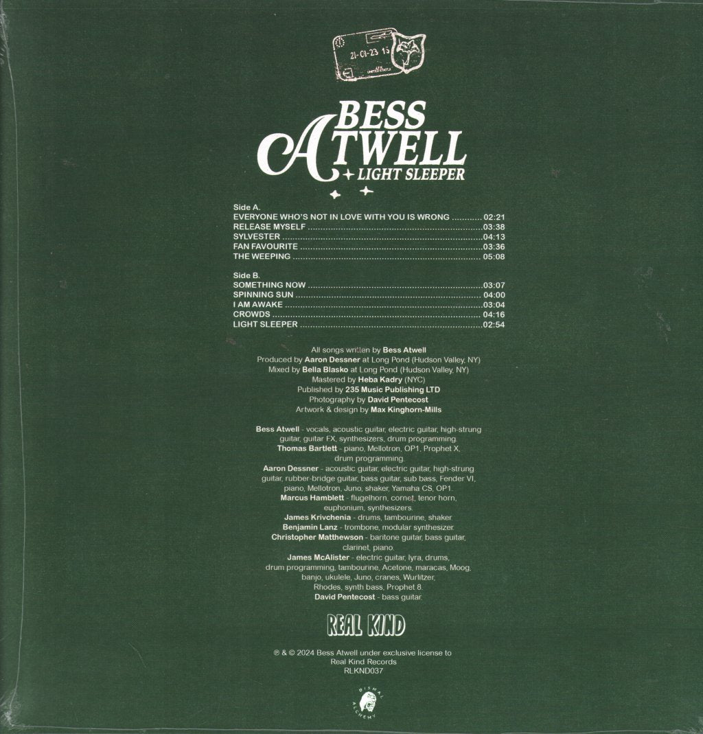 Bess Atwell - Light Sleeper - Lp