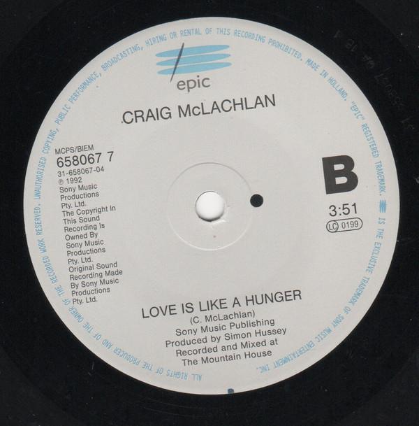 Craig Mclachlan - One Reason Why - 7 Inch