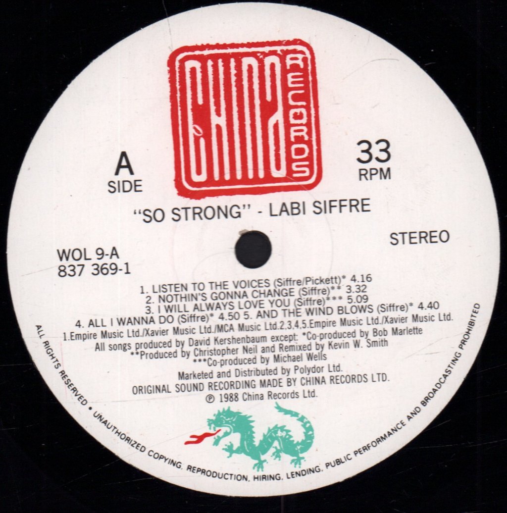Labi Siffre - So Strong - Lp