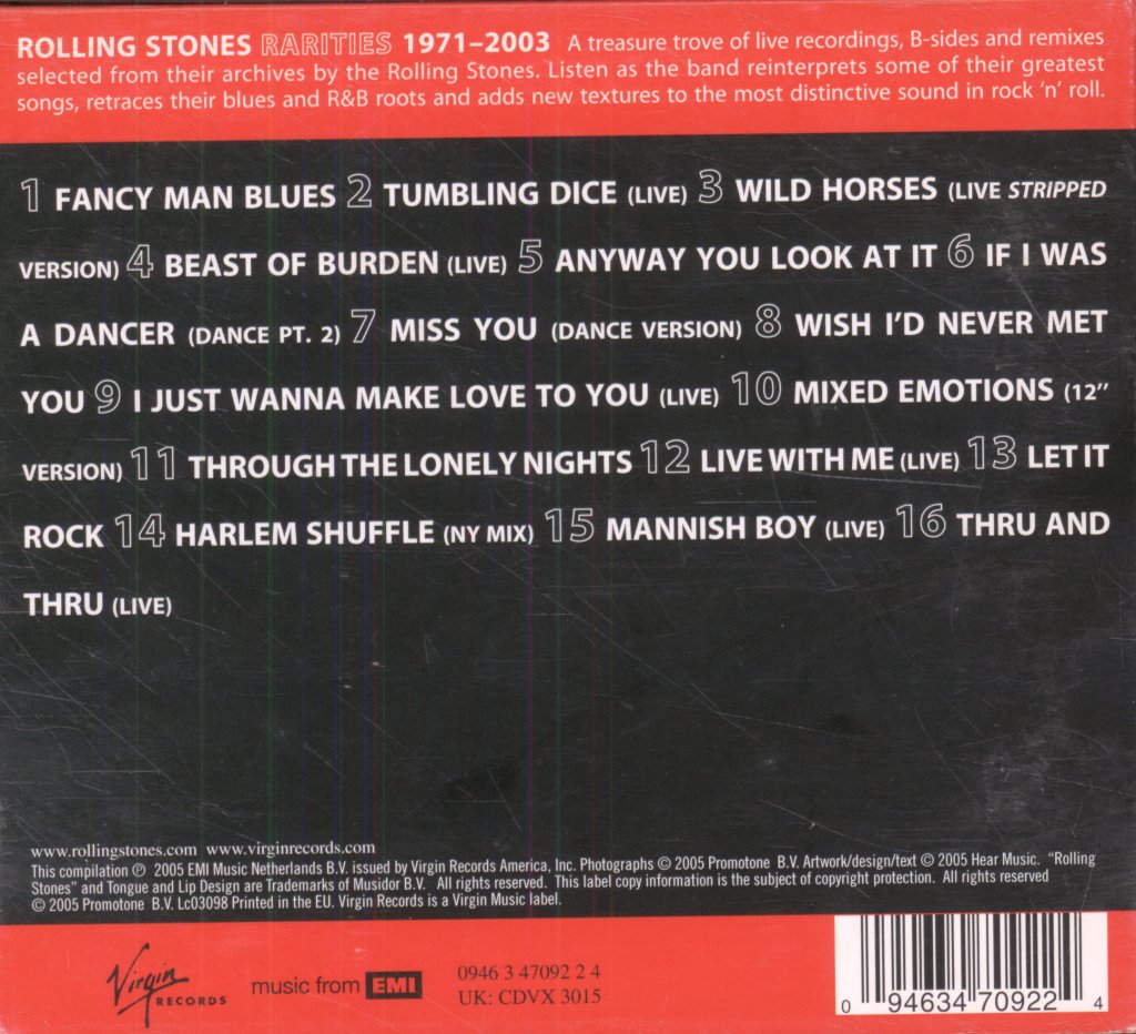 Rolling Stones - Rarities 1971-2003 - Cd