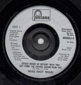 Was Not Was - Out Come The Freaks - 7 Inch