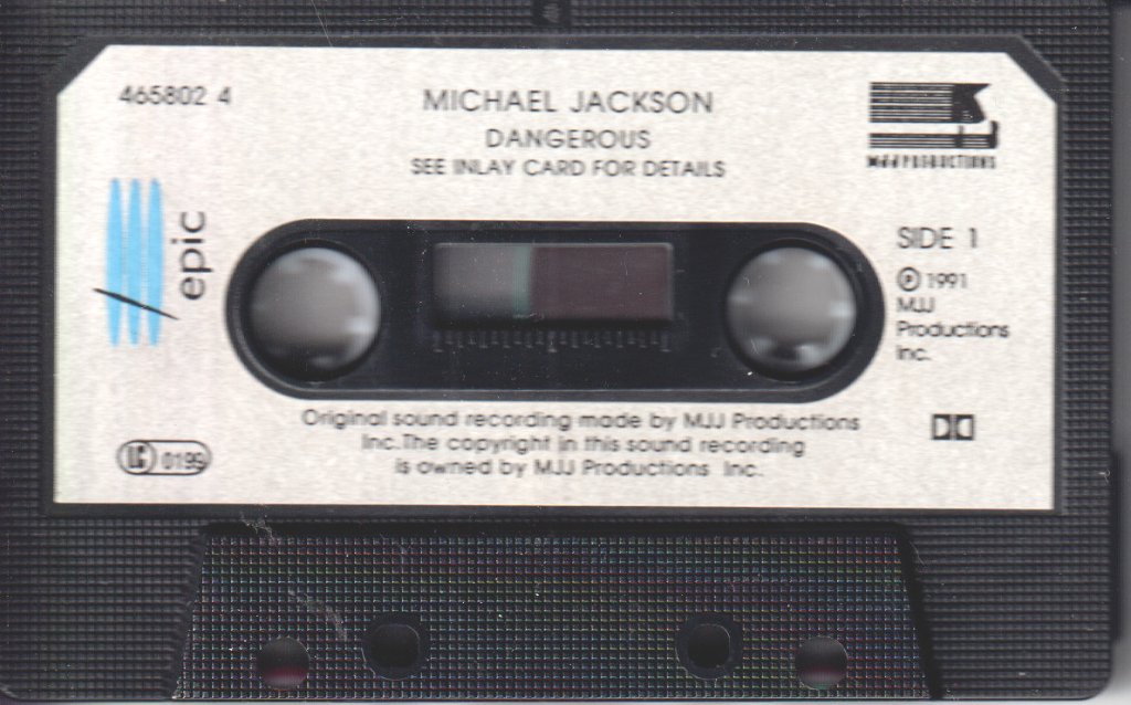 Michael Jackson - Dangerous - Cassette