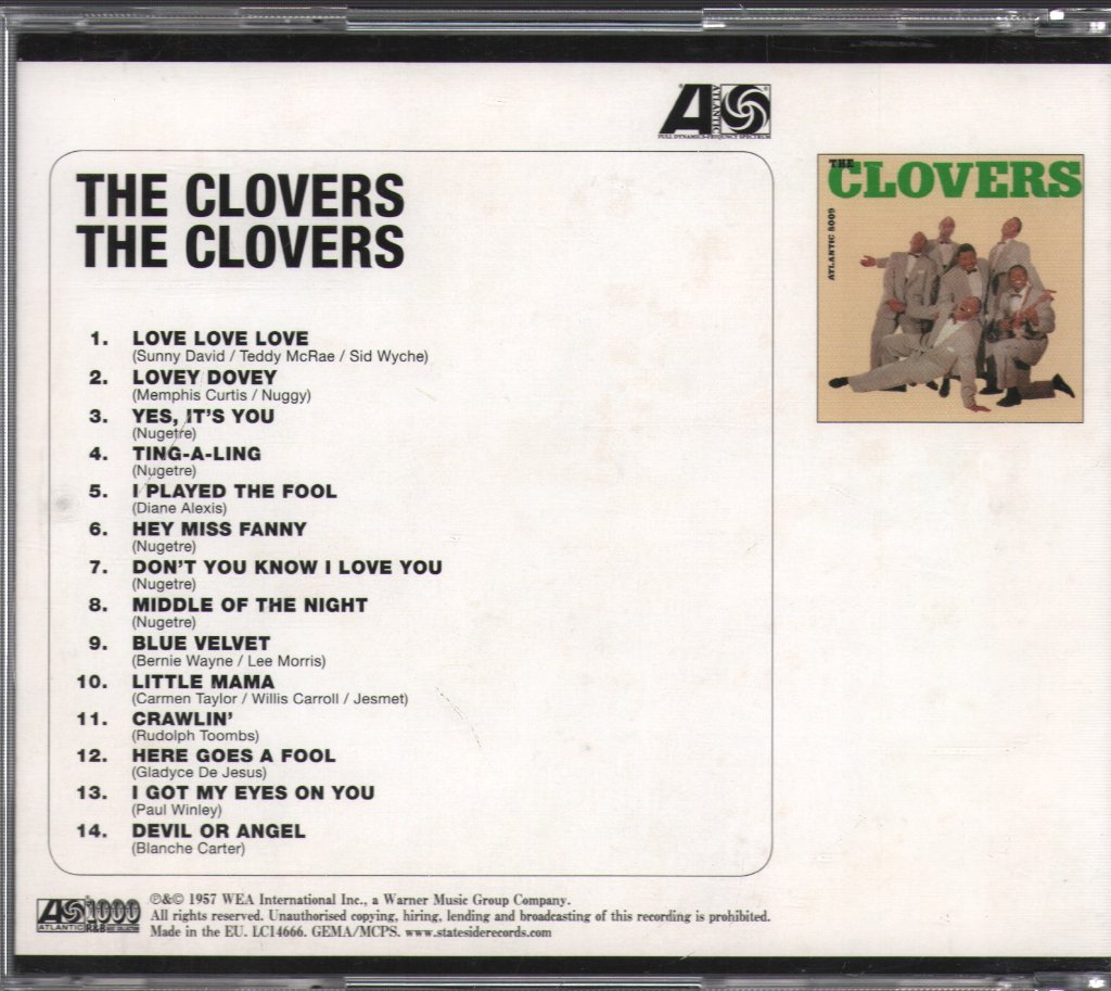 Clovers - Clovers - Cd