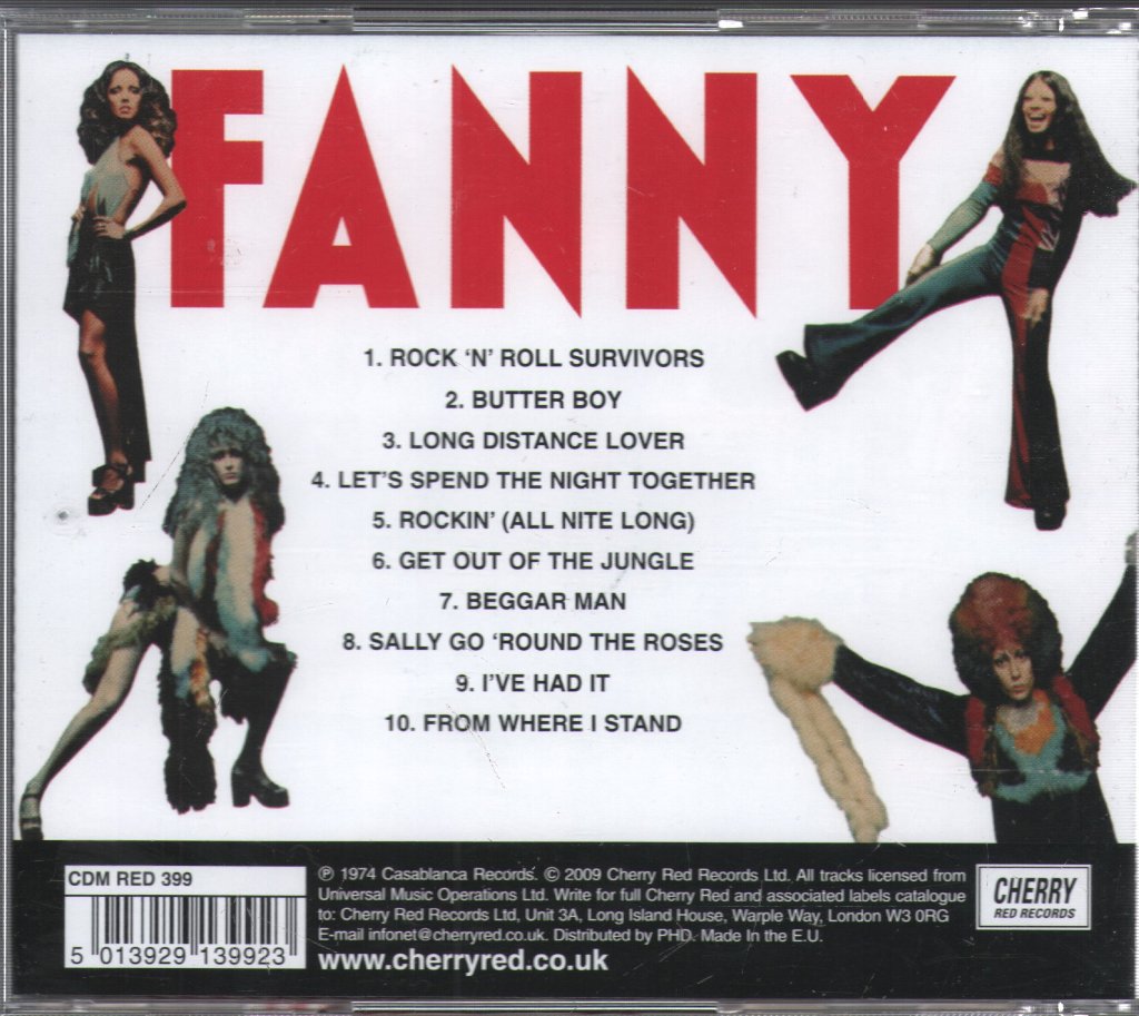 Fanny - Rock And Roll Survivors - Cd