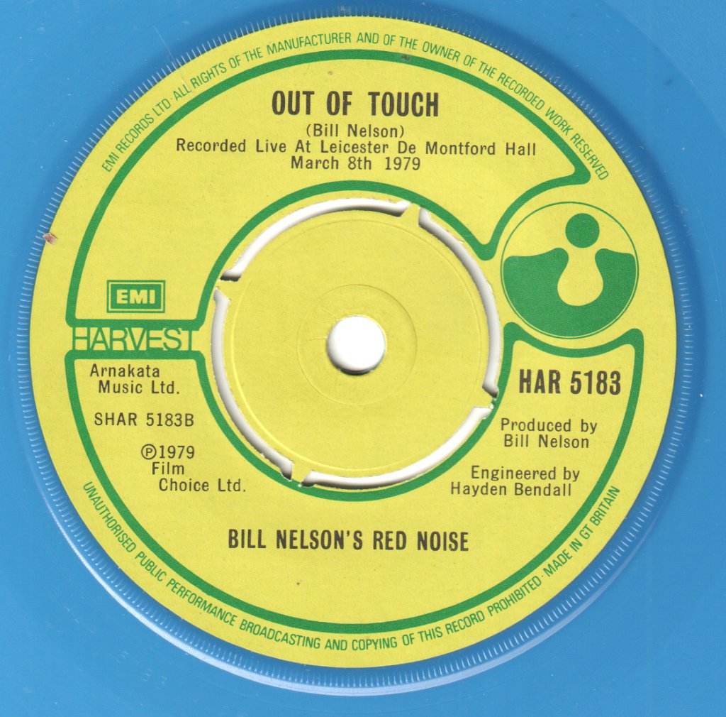 Bill Nelson's Red Noise - Revolt Into Style - 7 Inch