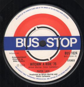Paper Lace - Hitchin' A Ride '75 - 7 Inch