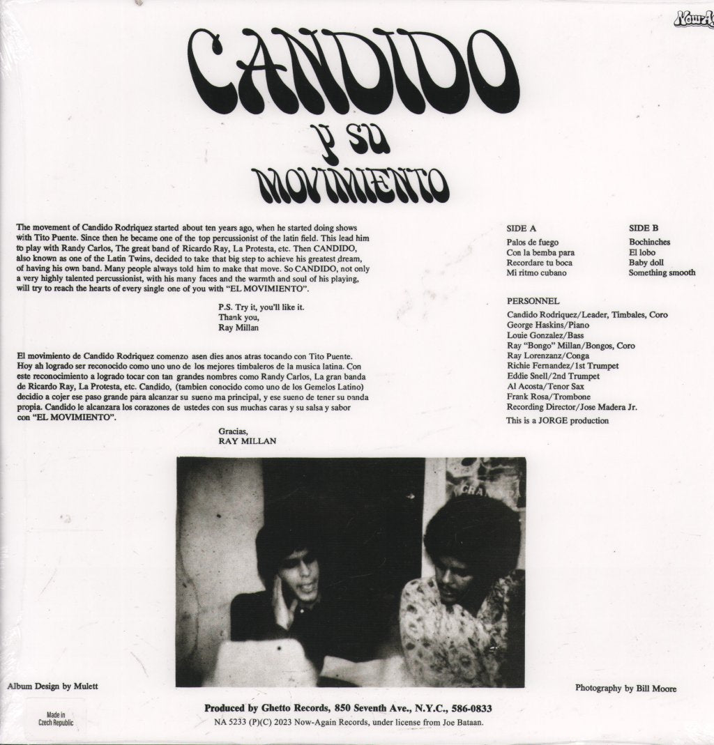 Candido Y Su Movimento - Palos de Fuego - Lp