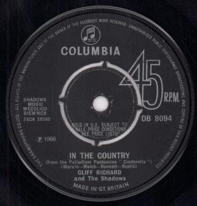 Cliff Richard - In The Country - 7 Inch