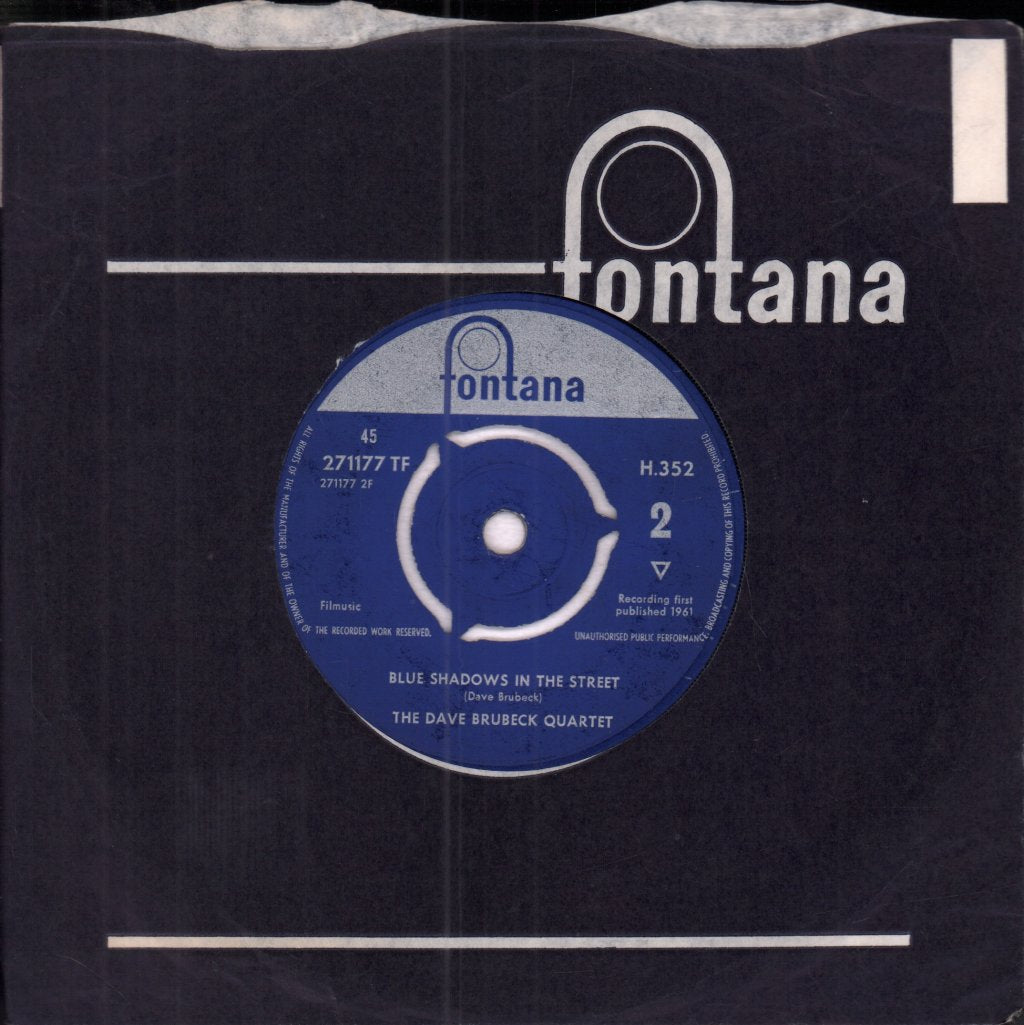 Dave Brubeck Quartet - It's A Raggy Waltz - 7 Inch