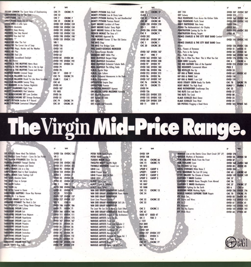 Various Artists - Against All Odds (Original Motion Picture Soundtrack) - Lp