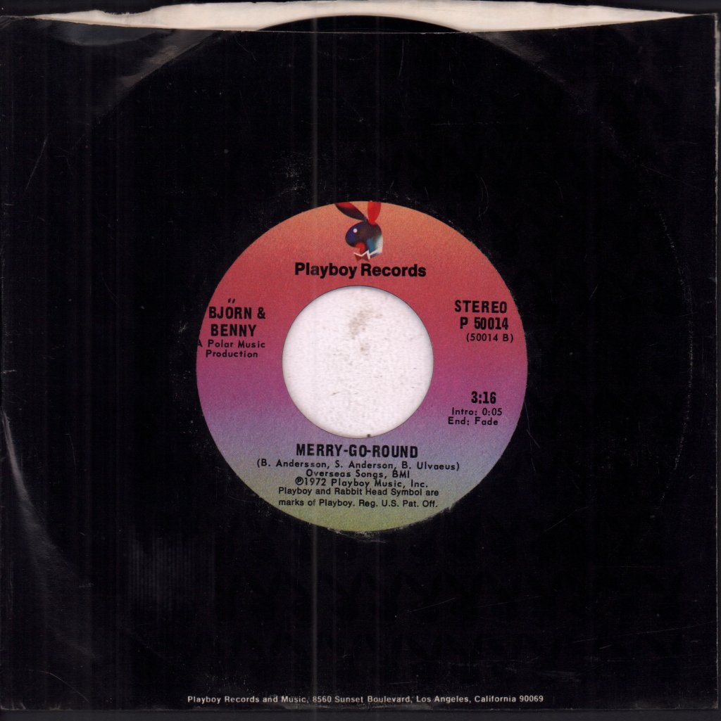 bjorn & benny with svenska flicka (abba) - People Need Love / Merry-Go-Round - 7 Inch