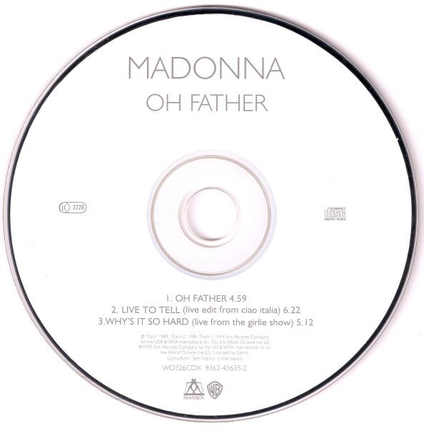 Madonna - Oh Father - Cd