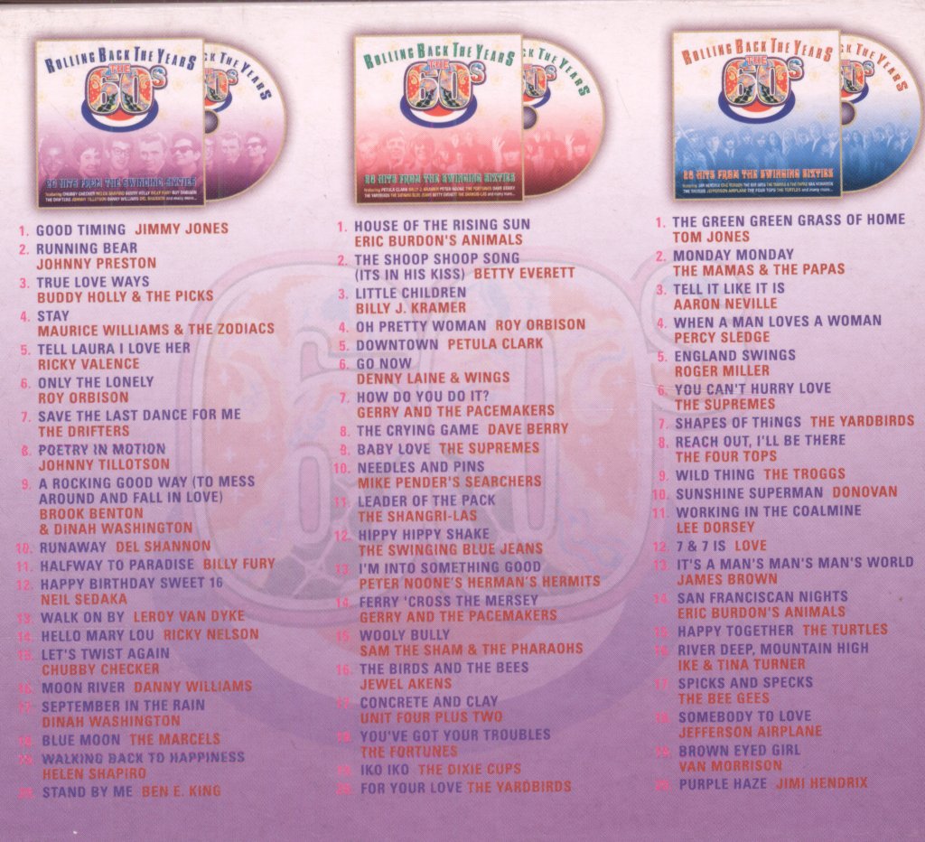 Various Artists - Rolling Back The Years - Cd Set