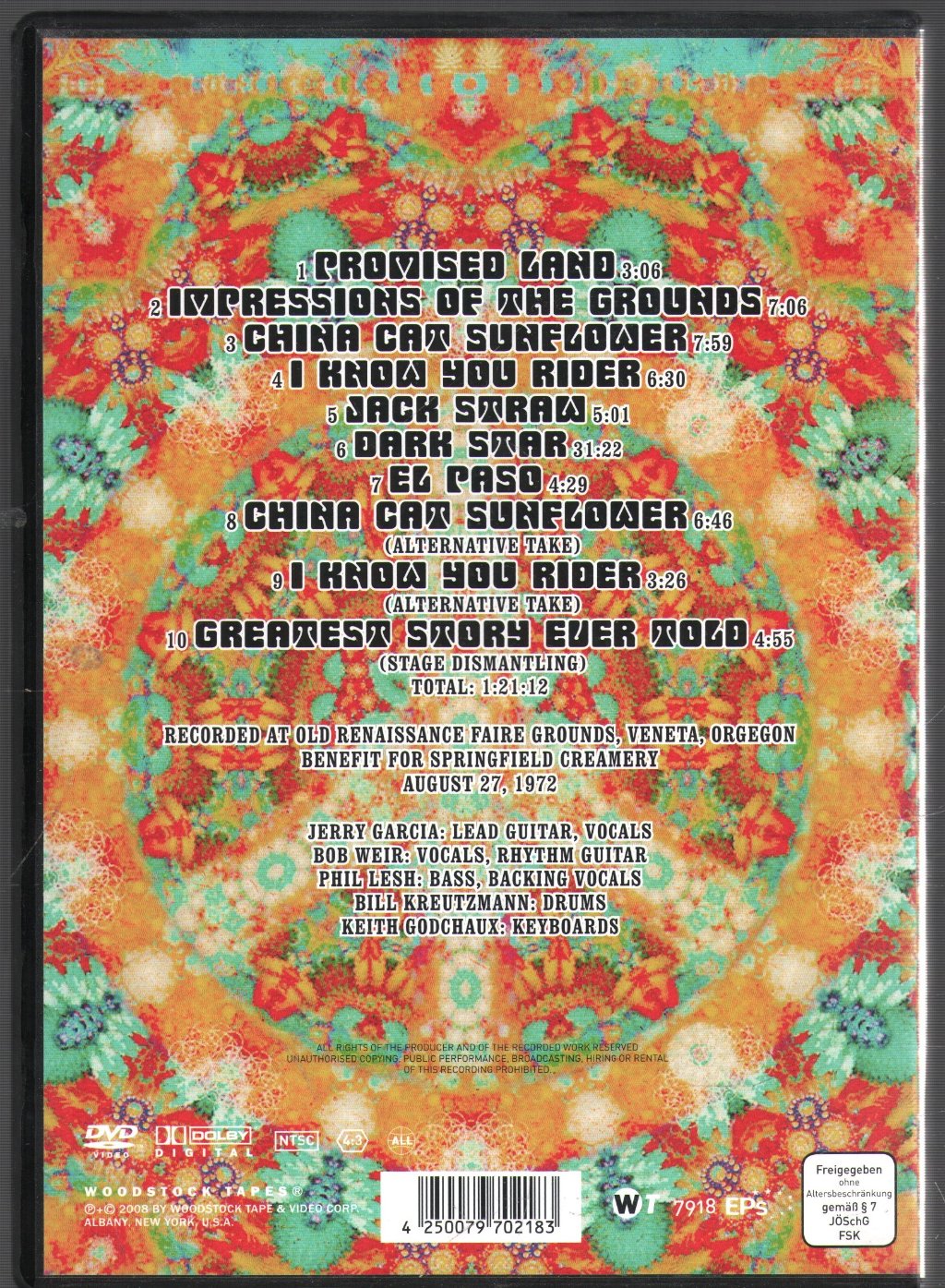 Grateful Dead - At Old Renaissance Faire Grounds, 1972 - Dvd