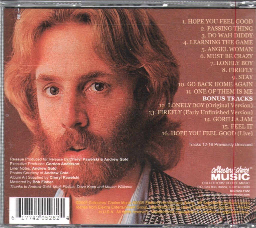 Andrew Gold - What's Wrong With This Picture? - Cd