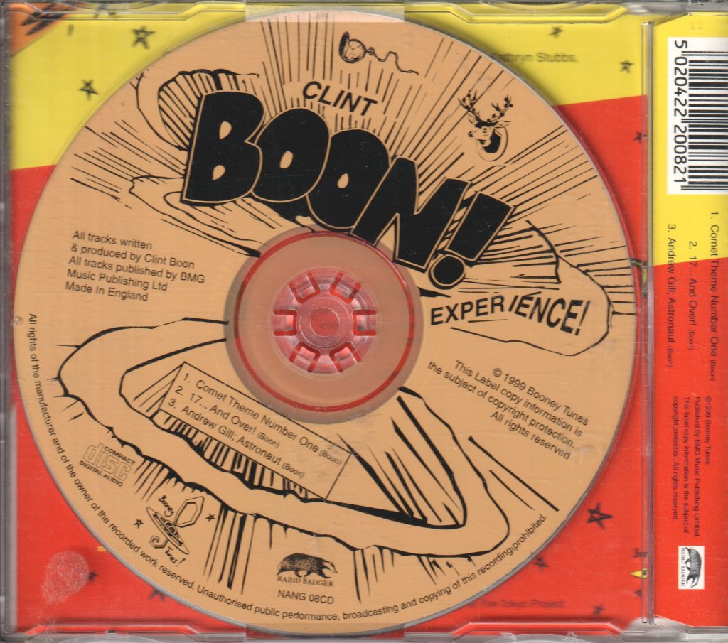 Clint Boon Experience - Comet Theme Number One - Cd