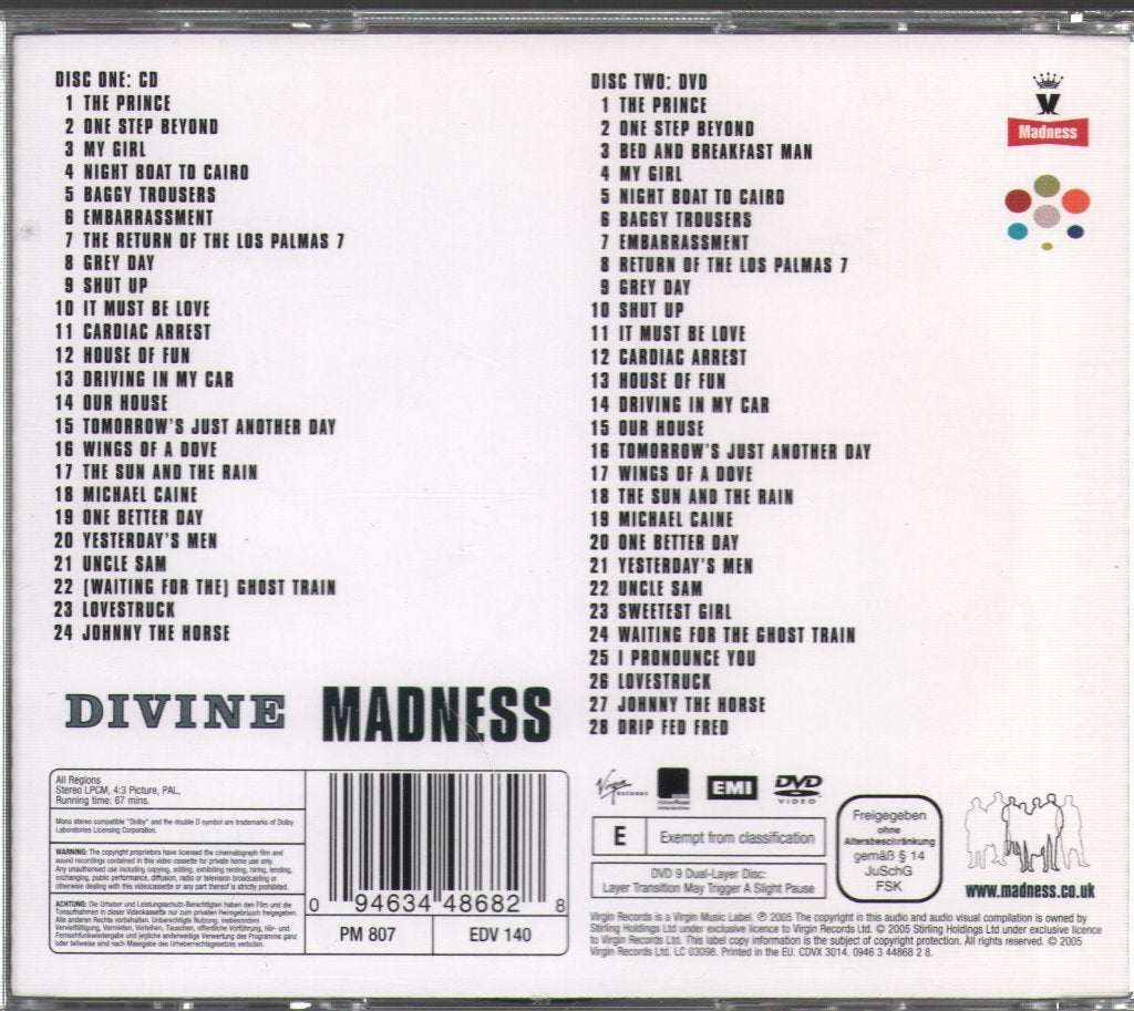 Madness - Divine Madness - Cd/Dvd