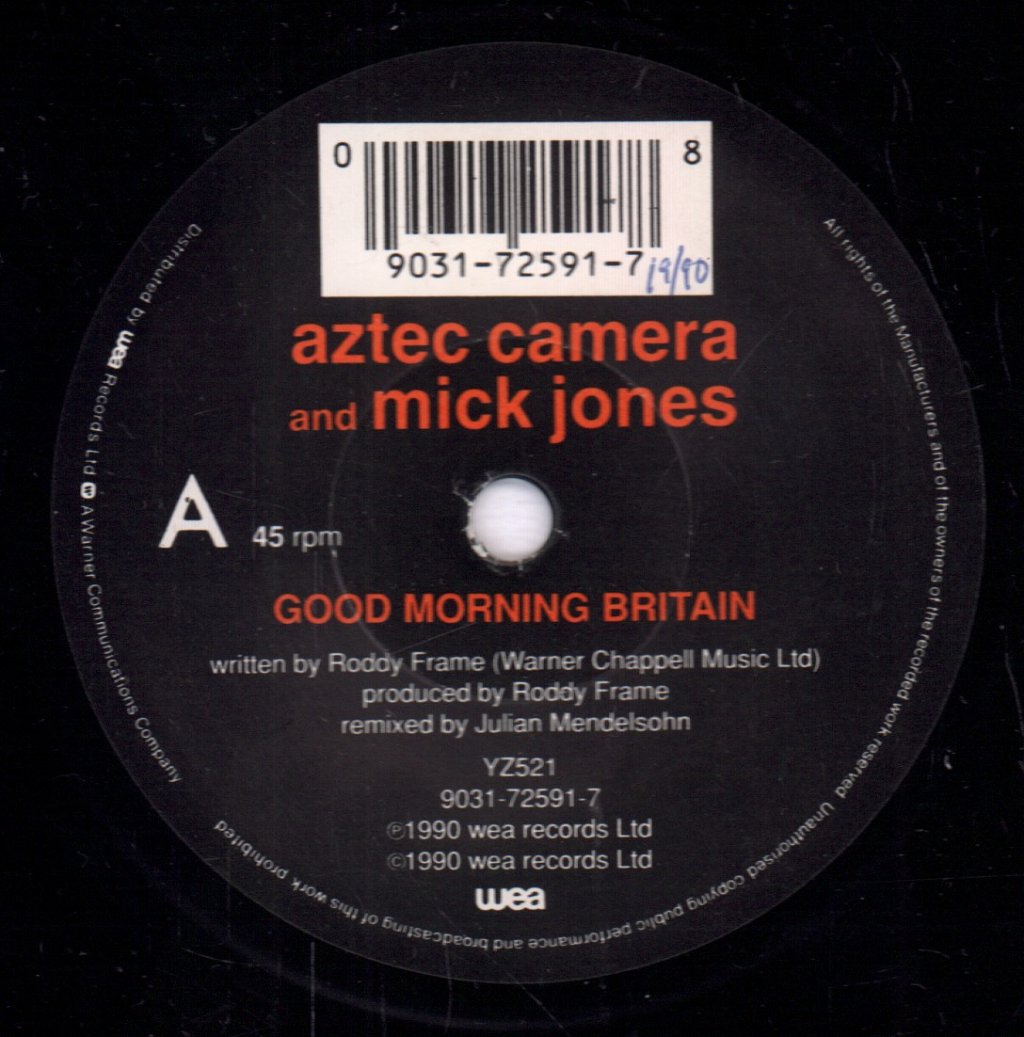 Aztec Camera And Mick Jones - Good Morning Britain - 7 Inch