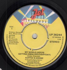 Koffee N Kreme - My World Keeps Getting Smaller Everyday - 7 Inch