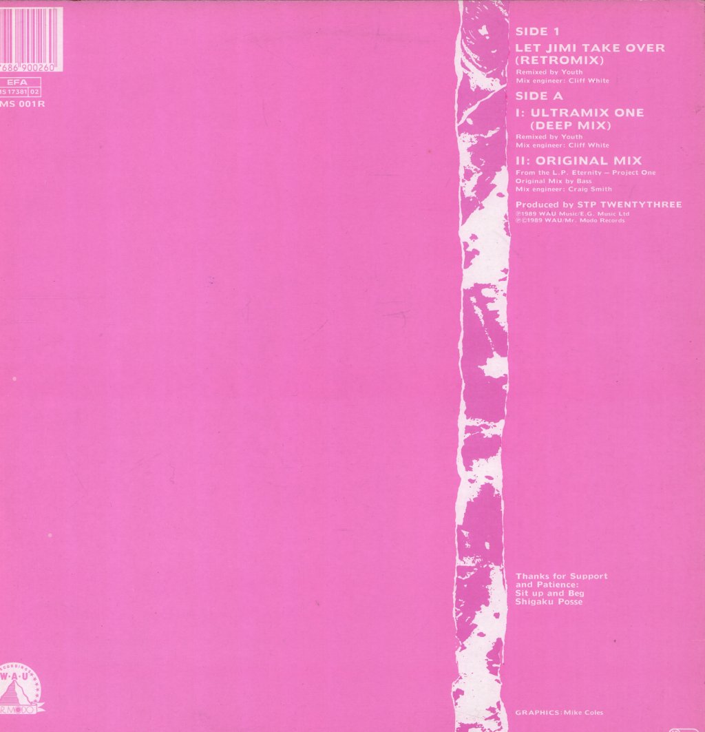 STP Twentythree - Let Jimi Take Over - 12 Inch