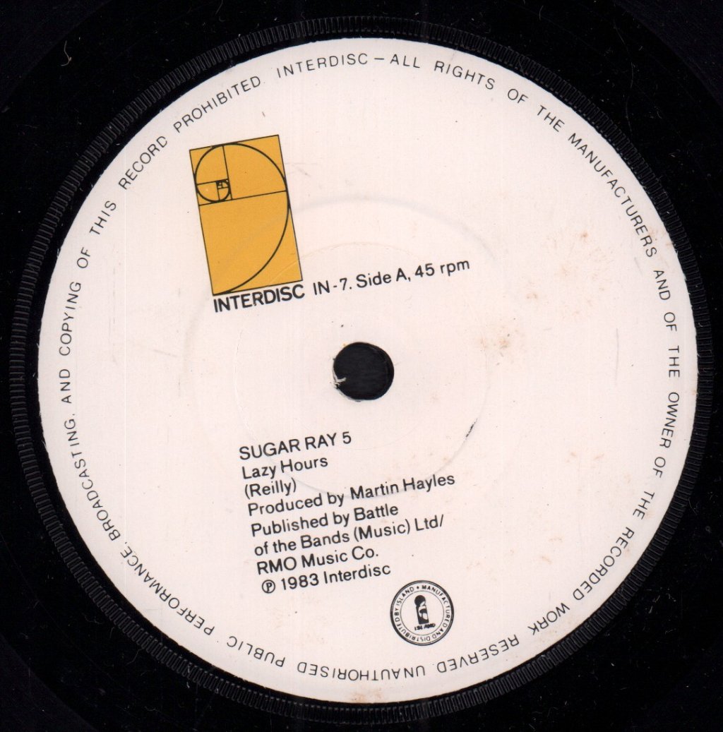 Sugar Ray 5 - Lazy Hours - 7 Inch
