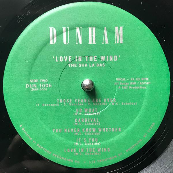 Sha La Das - Love In The Wind - Lp