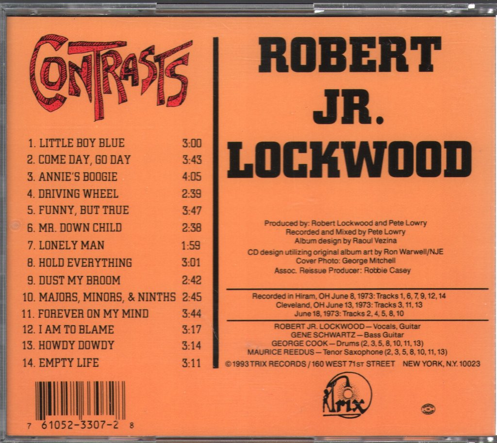 Robert Lockwood Jr. - Contrasts - Cd