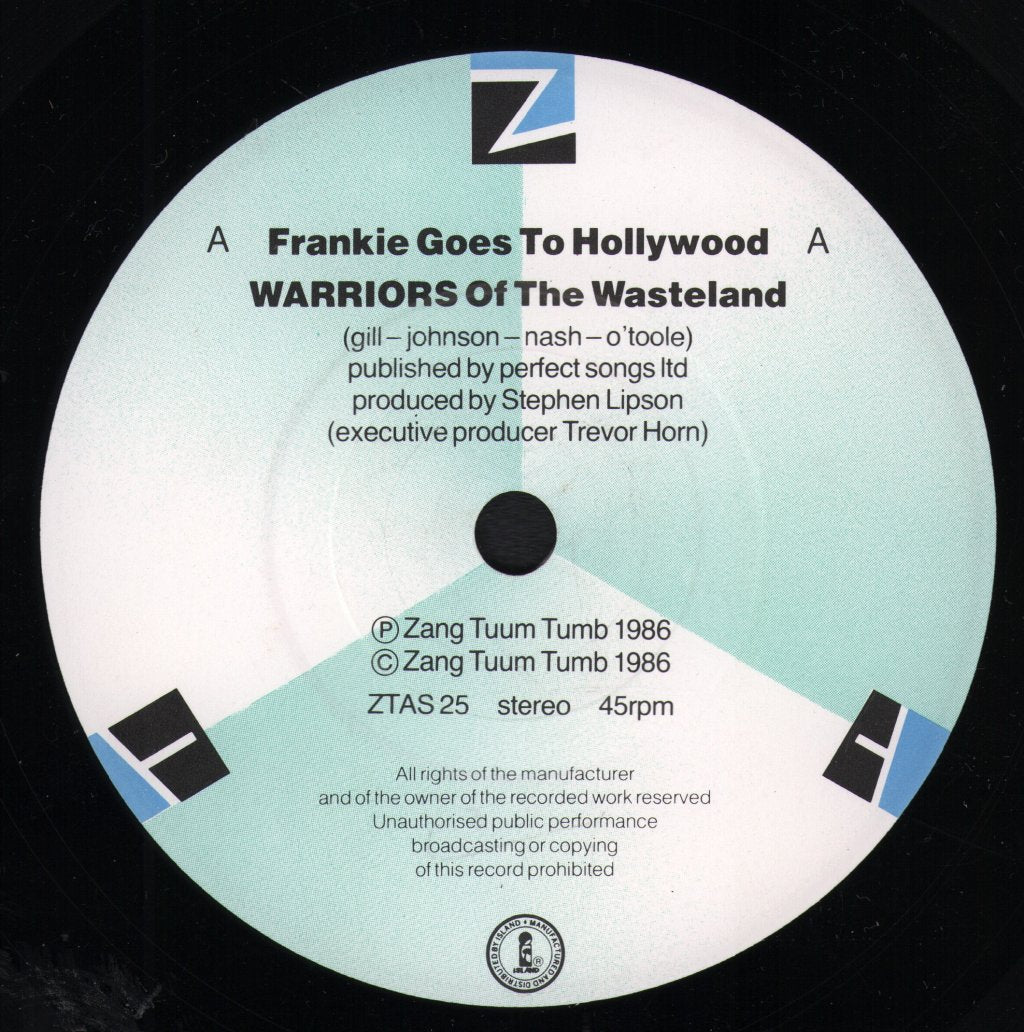 Frankie Goes To Hollywood - Warriors - 7 Inch