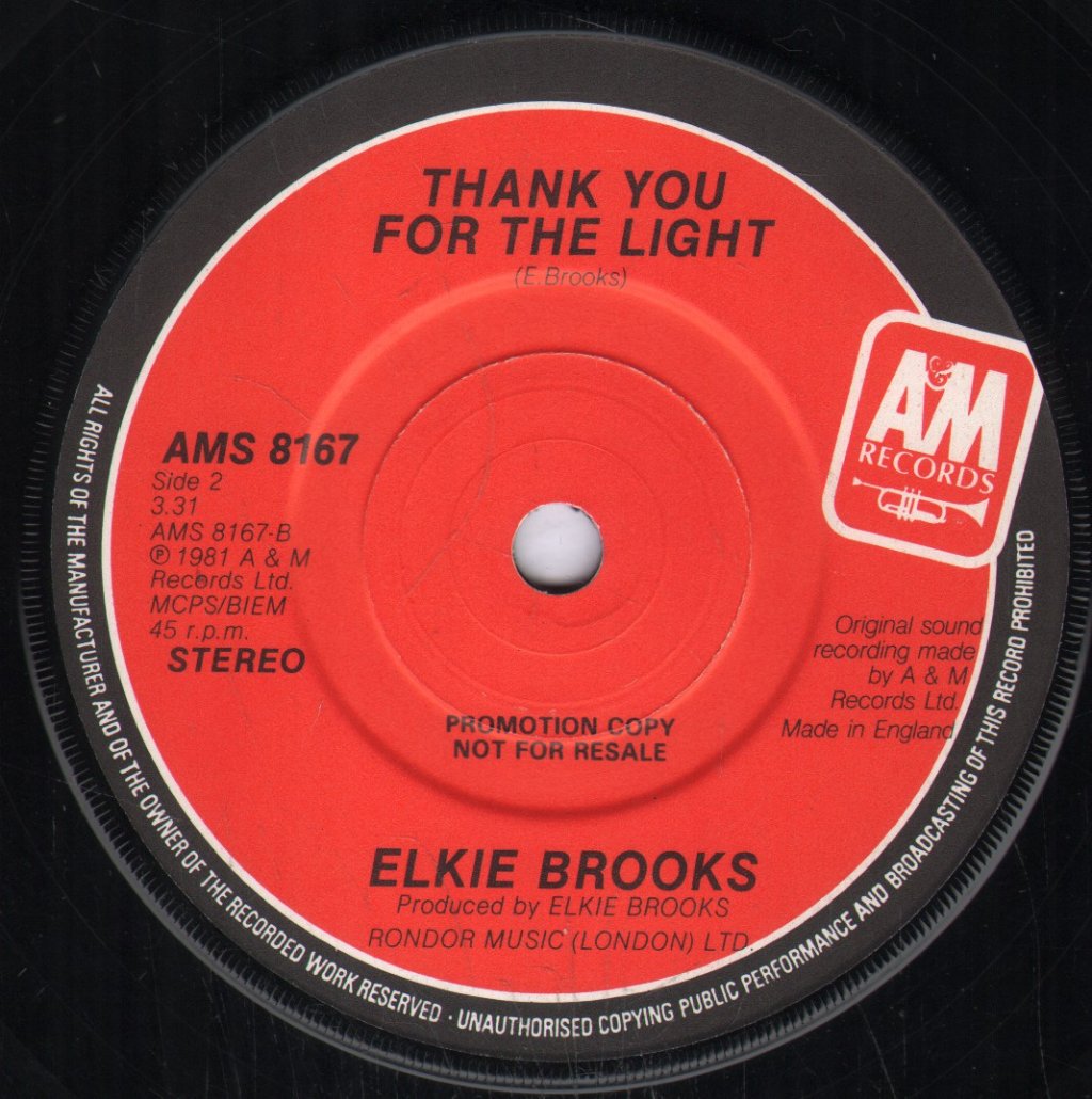 Elkie Brooks - Warm And Tender Love - 7 Inch
