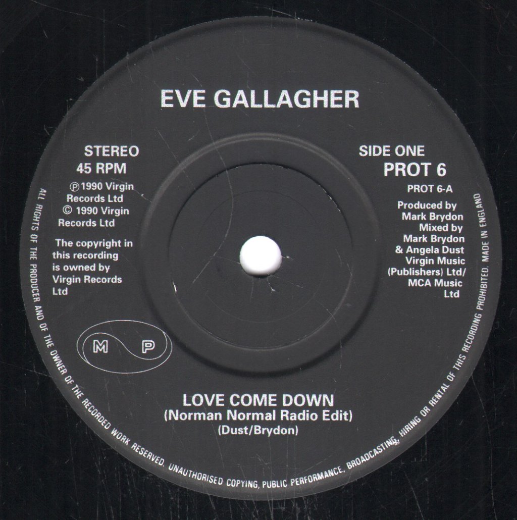 Eve Gallagher - Love Come Down - 7 Inch