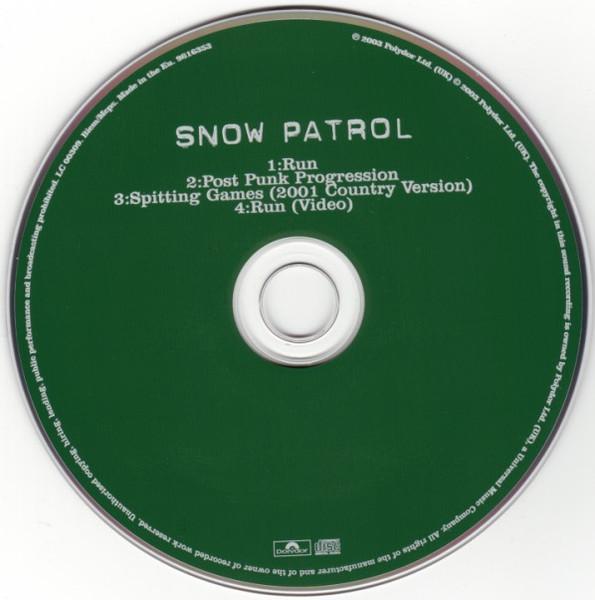 Snow Patrol - Run - Cd