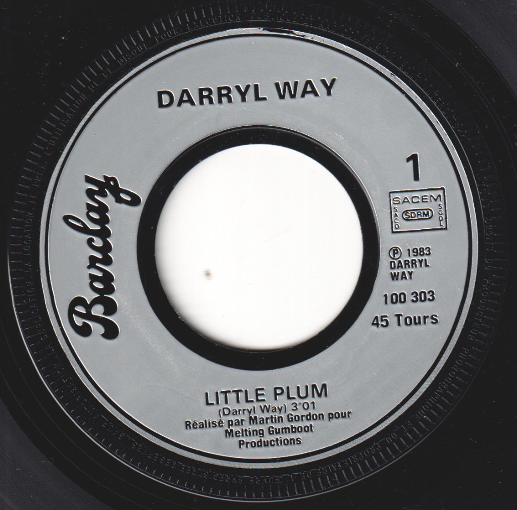 Darryl Way - Little Plum - 7 Inch