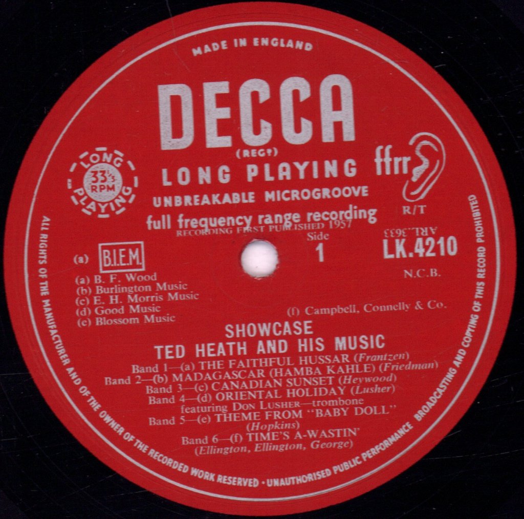 Ted Heath And His Music - Showcase - Lp