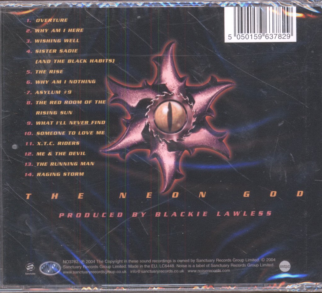 W.A.S.P. - Neon God: Part 1 - The Rise - Cd