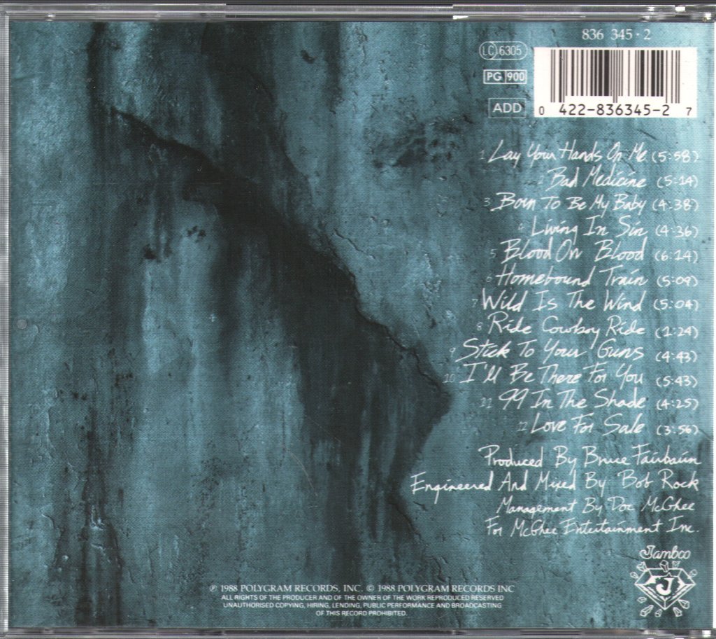 Bon Jovi - New Jersey - Cd