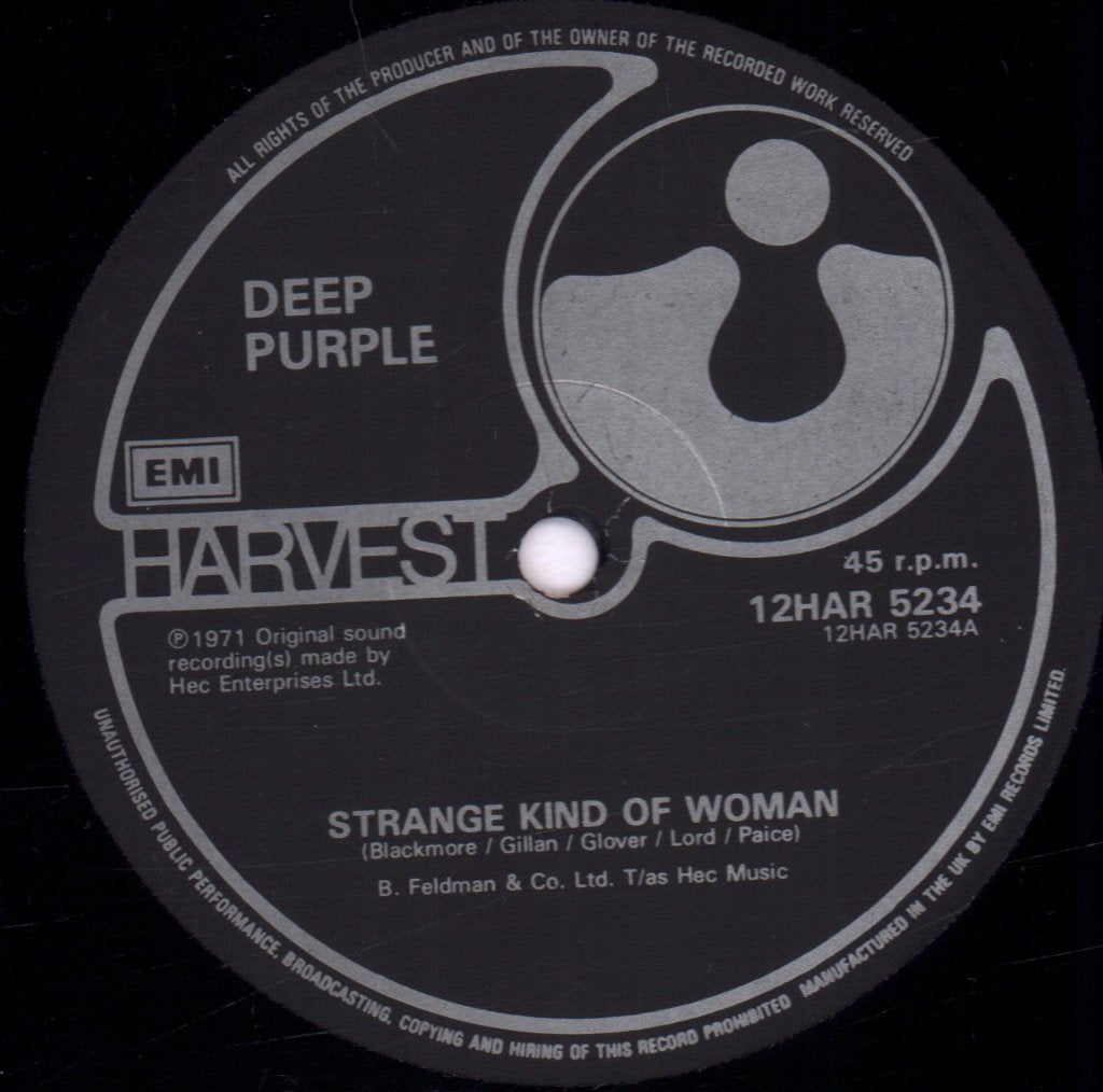 Deep Purple - Strange Kind Of Woman - 12 Inch