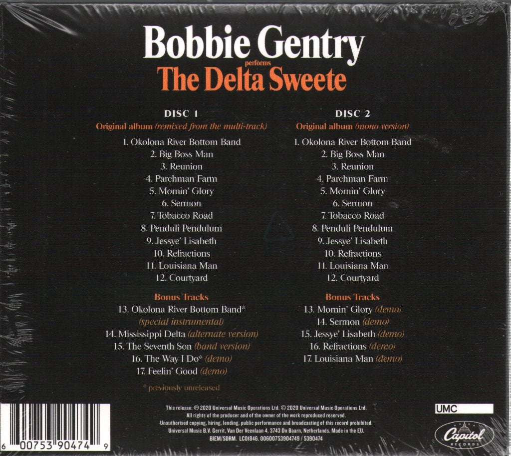 Bobbie Gentry - Delta Sweete - Double Cd