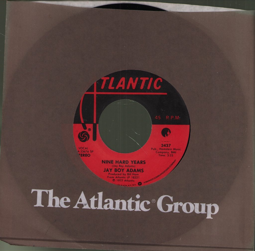 Jay Boy Adams - Legend Of Jack Diamond - 7 Inch