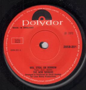 New Seekers - Beg Steal Or Borrow - 7 Inch