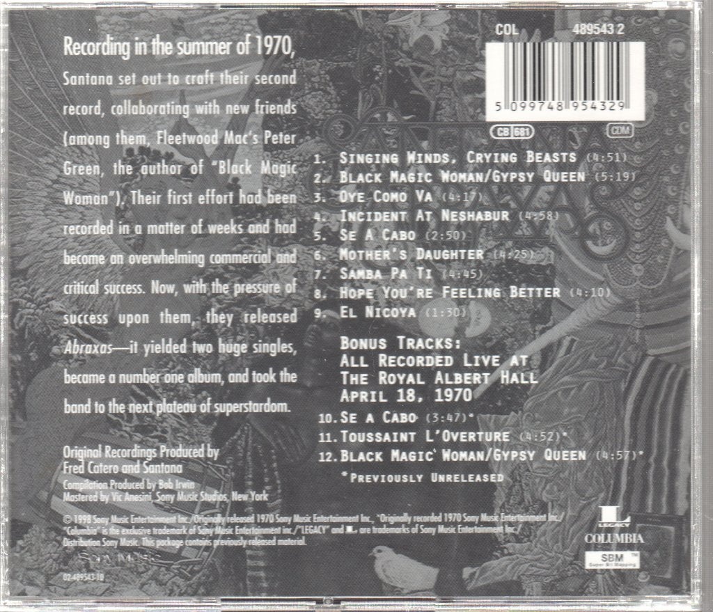 Santana - Abraxas - Cd