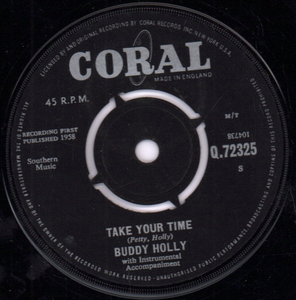 Buddy Holly - Rave On - 7 Inch