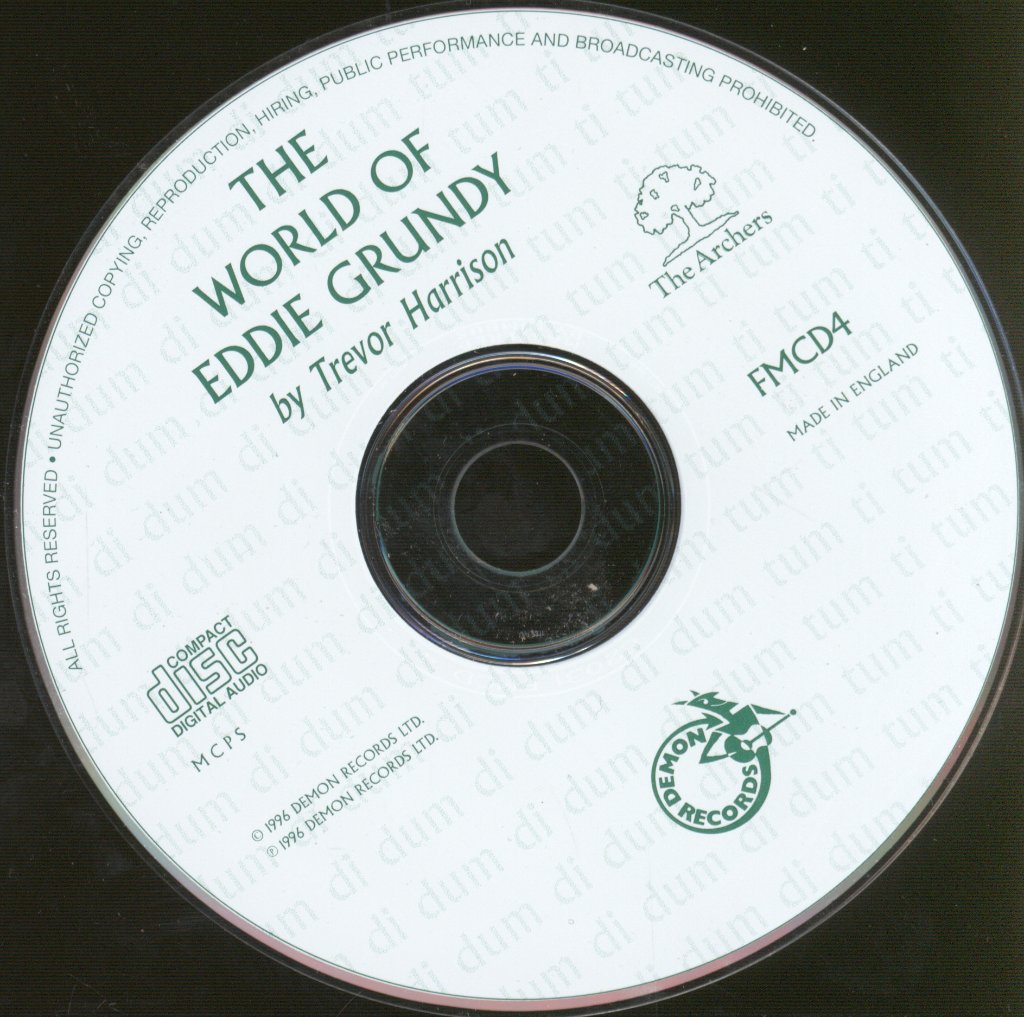Trevor Harrison - World Of Eddie Grundy - Cd
