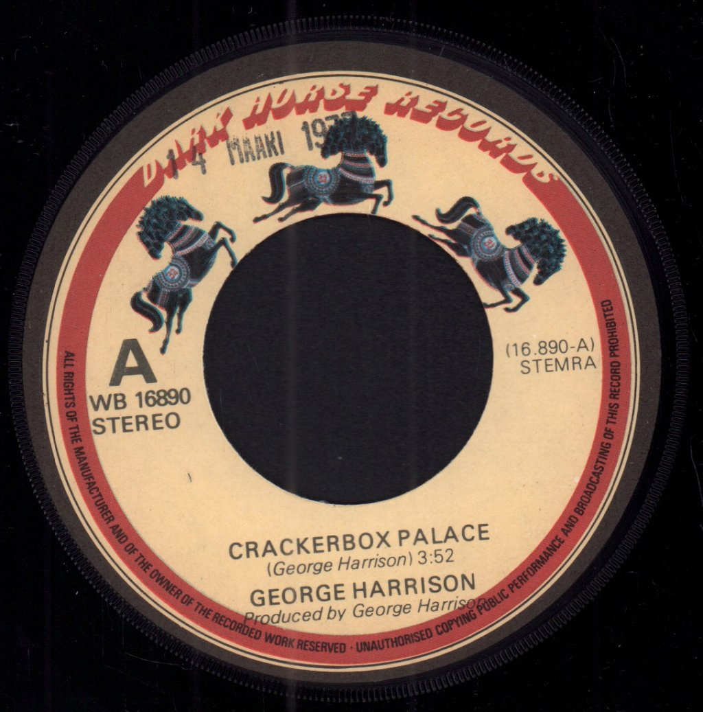 George Harrison - Crackerbox Palace - 7 Inch