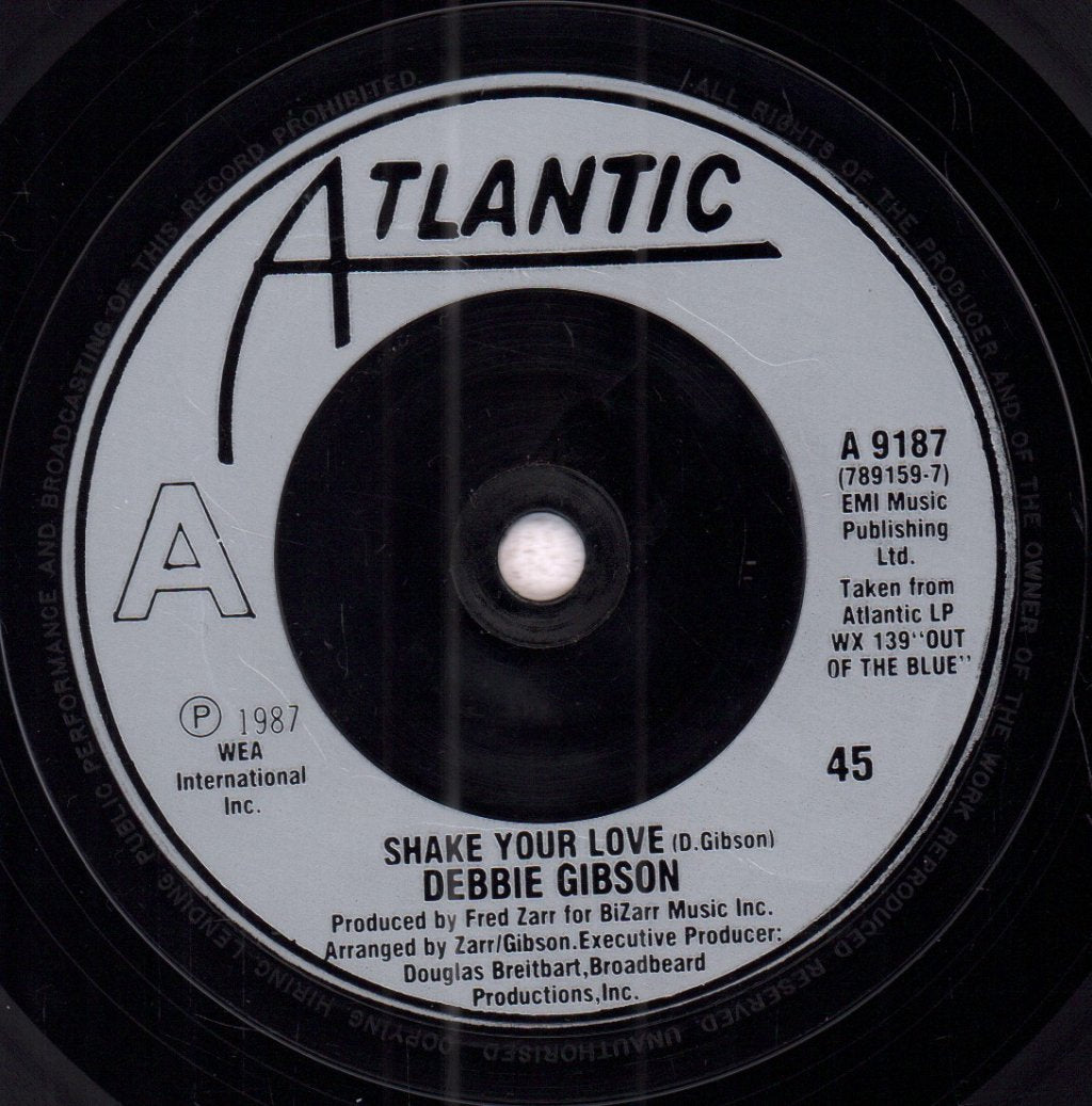 Debbie Gibson - Shake Your Love - 7 Inch