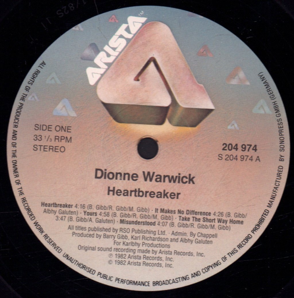 Dionne Warwick - Heartbreaker - Lp