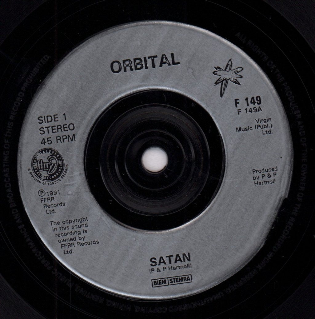 Orbital - Satan - 7 Inch