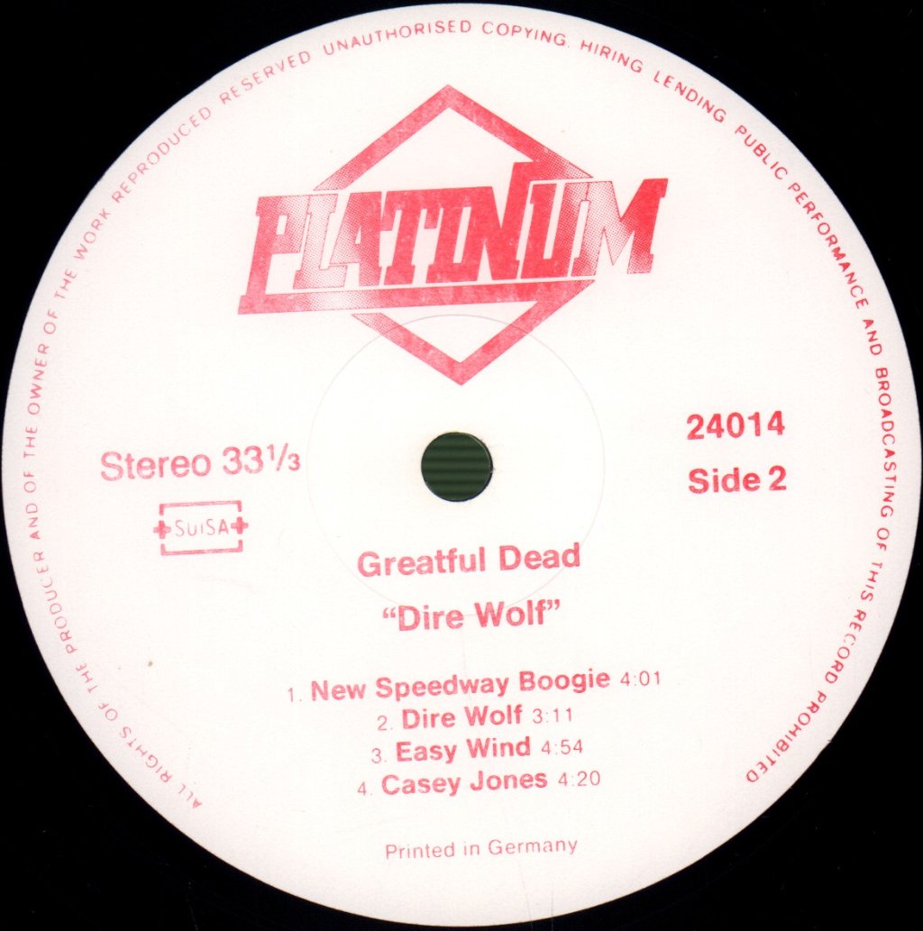 Grateful Dead - Dire Wolf - Lp